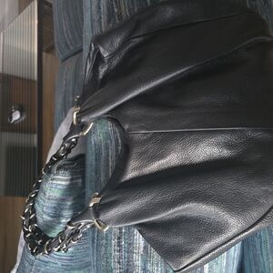 Elegant Black Leather Women's Bag
